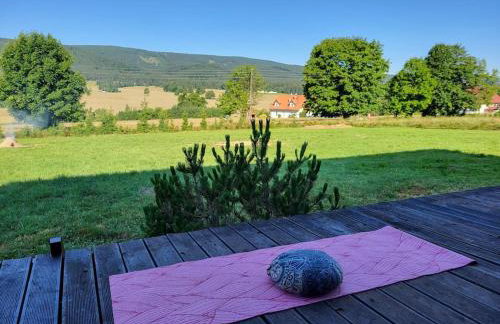 Komfortowy dom z bali koło Zieleńca z widokiem na góry - Foto 28