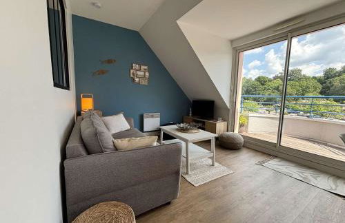 Appartement cosy pour 4 personnes au cœur de la Forêt-Fouesnant - FR-1-481-179 - Foto 9