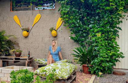 Refúgio com hidro, lareira e jardim em Três Coroas - Foto 33