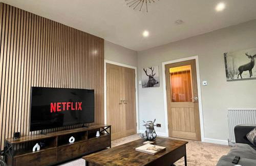 Panmure by CENTRAL SERVICED APARTMENTS - 2 Double Bedrooms - Monifieth - Sleeps 4 - Modern & Unique - Smart TV & WiFi - Fully Equipped Kitchen - Spacious & Unique - Foto 33