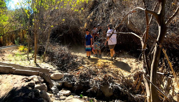 Durante l'itinerario di trekking