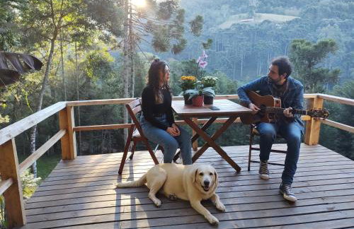 Chalé LuNê Vista para a Montanha , Banheira Imersão Externa e Lareira - Foto 40