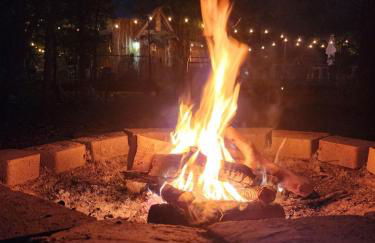 Hobbit Treehouse with waterfall on the Brazos River! 350 acres! Tubing! Petting zoo! - Foto 30