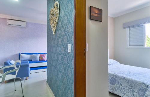 2 Quartos com ar, piscina, sacada Gourmet a 1 km da praia Grande - Foto 11