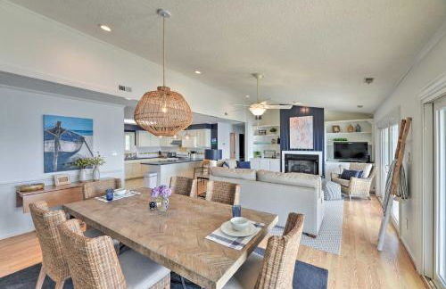 Waterfront Harkers Island Home Sunset View and Dock - Foto 8