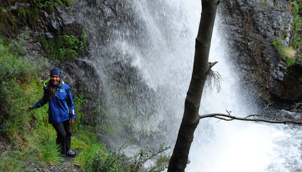Admiring the nature on Navarino Island