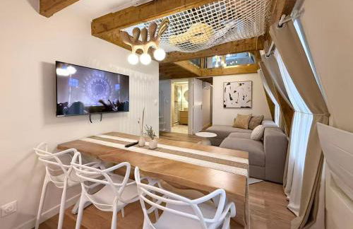 Architect Renovated Family Duplex 4 bedrooms Opéra Lafayette 9p CCTV in Common Areas - Foto 14