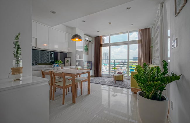 City by night Ben Thanh Apartments - Foto 2