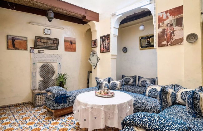 Family Room for 6 Peoples Sunny Riad Inside Medina Fes El Bali - Foto 1