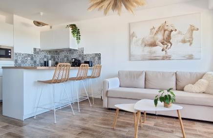 Sable & Pampas - Meublé de Tourisme 5 étoiles - Vue Panoramique & Terrasse - Climatisation - Plage à 200m - Foto 1