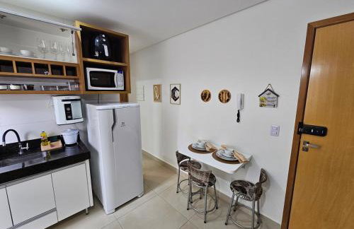 Flat Lindíssimo de 2qts uma esquina do Flamboyant Shopping 206 - Foto 3