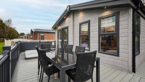 Black Moorhen Lodge with Hot Tub - Photo 1, furniture
