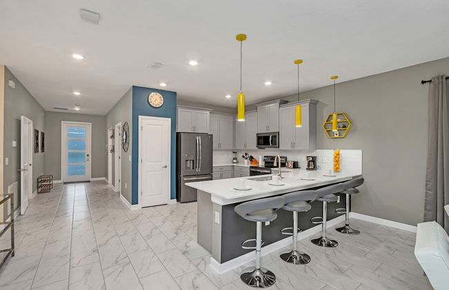 Magical Family Home 8min-disneyworld Pool Spa Sleeps 22 Stl103 - Foto 24