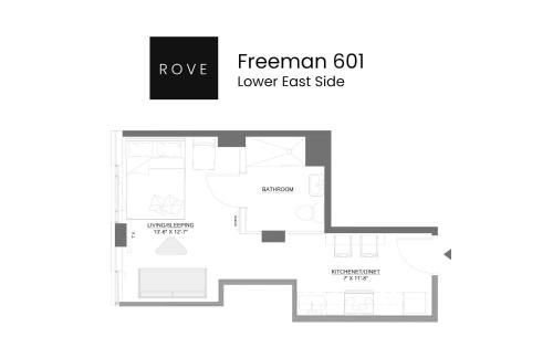 Freeman 601 by Rove Studio with Shared Amenities - Foto 28