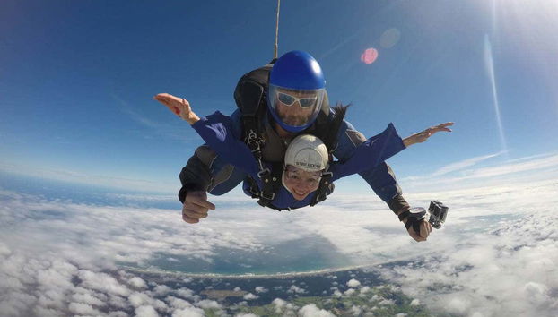 Saut en tandem à Auckland