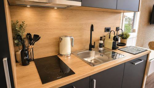 Forest Family House Garden Lodge-Tiny House mit viel Platz Natur Erholung - Foto 4, stove, dishwasher, pet friendly, minibar