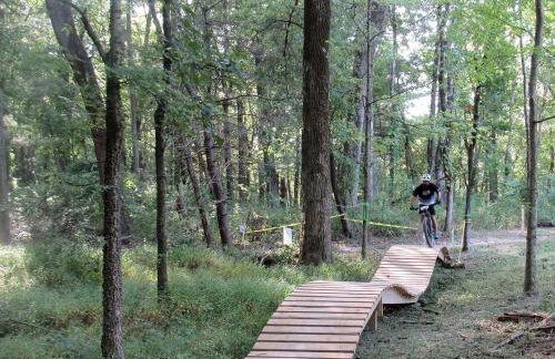 Chic Modern Cabin with Jacuzzi Ideal for Couples in Carbondale, Illinois - Foto 16