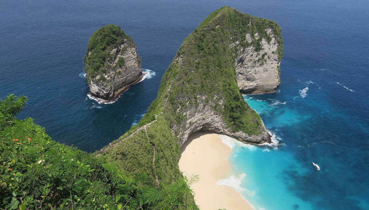 Vista aérea de Nusa Penida