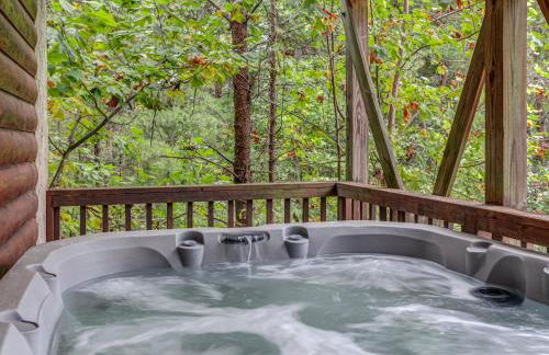 1 bedroom with a loft and hot tub cabin 45 minutes to Asheville - Foto 24