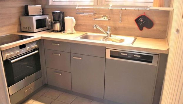 Ferienhaus im Ferienpark Mirow - Foto 4, Cocina privada