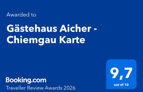 Gästehaus Aicher - Chiemgau Karte - Foto 5