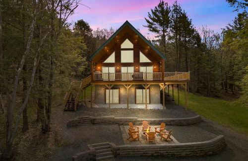 Luxury Log Cabin Lakefront, Game room & Fire Pit, - Foto 36