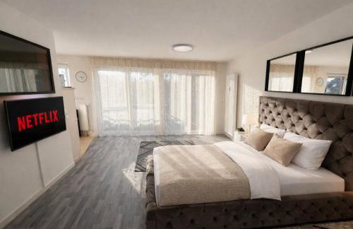 Modernes Apartment mit Balkon & Smart TV bei Hamburg - Foto 1