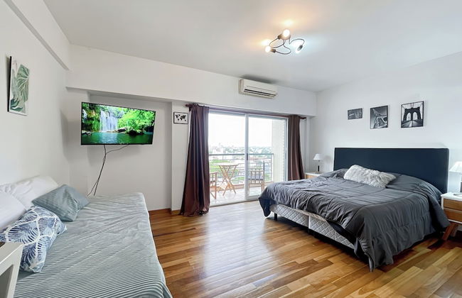 Cozy Studio on a High Floor With Panoramic Views in Villa Urquiza - Foto 13