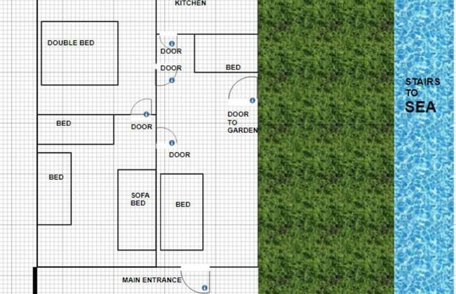 Beutiful House on the Beach in Vourvourou, Greece - Foto 16