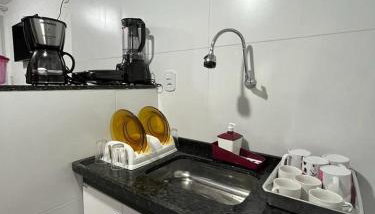 flat aconchegante com cozinha, área e churrasqueira - Foto 5