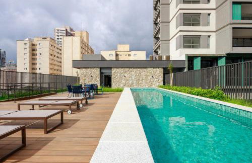 Studio prox Consulado EUA Metro Brooklin piscina - Foto 45