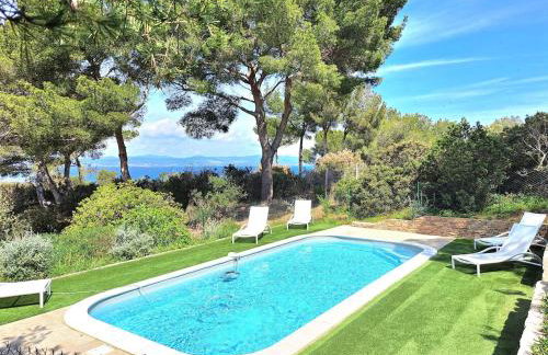 BASTIDE PRESQU ILE DE GIENS SUPERBE VUE MER PISCINE - Photo 3