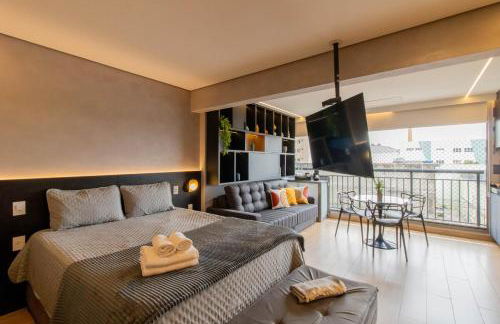 Concept Home Studio 05210 - Piscina - Vaga - 7km GRU Airport - Foto 14