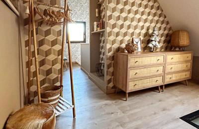 Chalet Le René-Sens - 5 pers - Grande terrasse - bain nordique SPA - Piscine - Foto 15