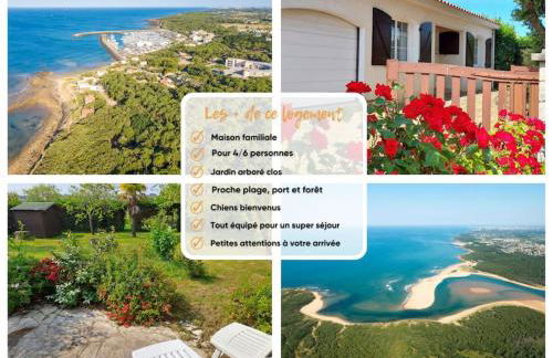 "NAUSICAA" Maison 6 personnes, 2 chambres, jardin clos, proche plage et forêt, chiens acceptés - Foto 2