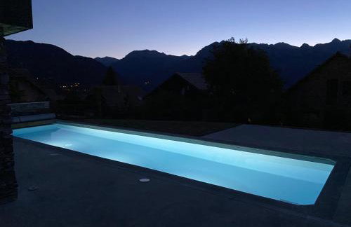 Élégant chalet contemporain - sauna - piscine -10p - Foto 58