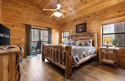 Cozy Cabin Game Room Fire Pit Grill Spa - Foto 19