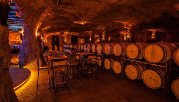 Sala delle botti sotterranea