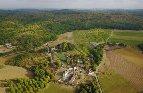 Gite st cirq Lapopie piscine vue imprenable - Foto 12