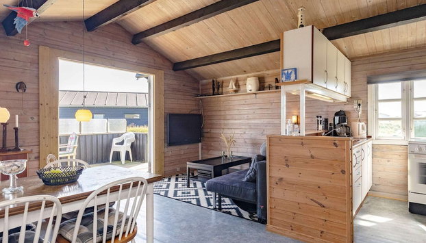 4 Person Holiday Home in Lokken - Foto 5, Zona de estar