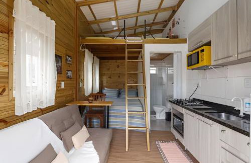 Casa 2 quartos, 6 pessoas, perto da praia, ar condicionado, wi-fi, cozinha completa, lavanderia, - Foto 17