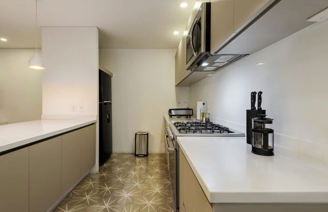 w Fancy 3BR w Modern Terrace in Polanco - Foto 9