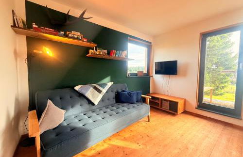 Tiny Chalet Stuga Am Rennsteig mit Kamin und Garten, Hunde Willkommen - Foto 4