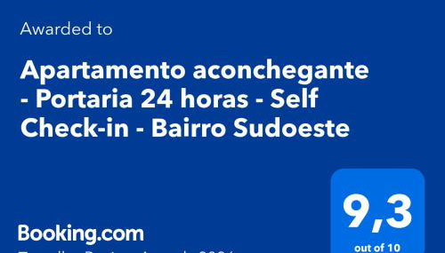 Apartamento aconchegante - Portaria 24 horas - Self Check-in - Bairro Sudoeste - Foto 4
