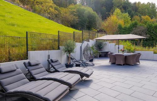 Waldklang Panorama - eingezäunt - Außen-Sauna - T-Fußball - Billard - Hunde willkommen - Foto 39