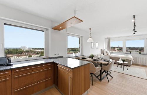 Malu Rooms - Über den Dächern der Stadt, Zentrum, Parkhaus, Panorama, Terrasse, höchste FeWo der Stadt - Foto 14