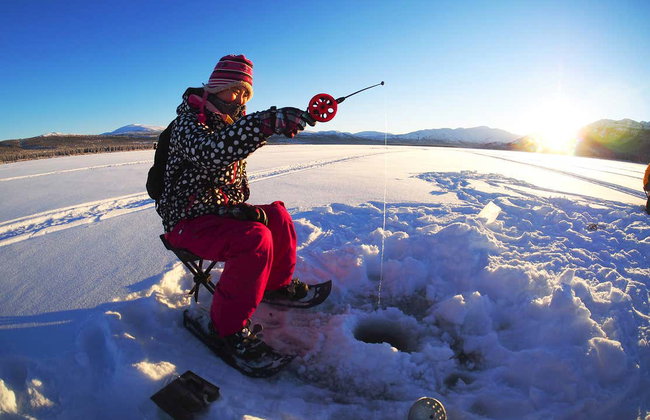 Pêche sur glace à Whitehorse + Raquettes de neige - Foto 2