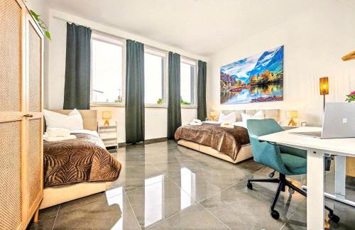 Scandi Loft für bis zu 12, Whirlpool, Sauna, Gaming, Nordstadt - Foto 64