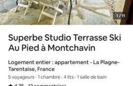 Superb studio Terrace Ski in Montchavin - Foto 10