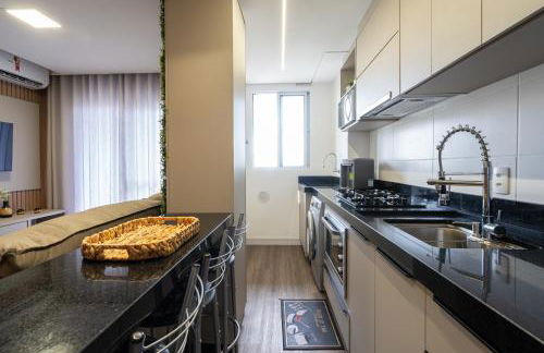 Apartamentos em Bal Piçarras 150 M DA PRAIA com Sacada Wi Fi, Piscina, Portaria 24h, Playground e vaga de GARAGEM - Foto 31